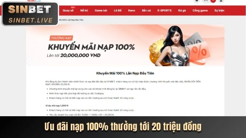 Đa dạng trò chơi tại vf55